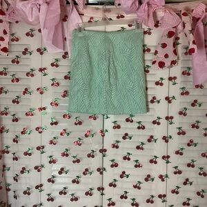 Chic Mint Green Mini Skirt